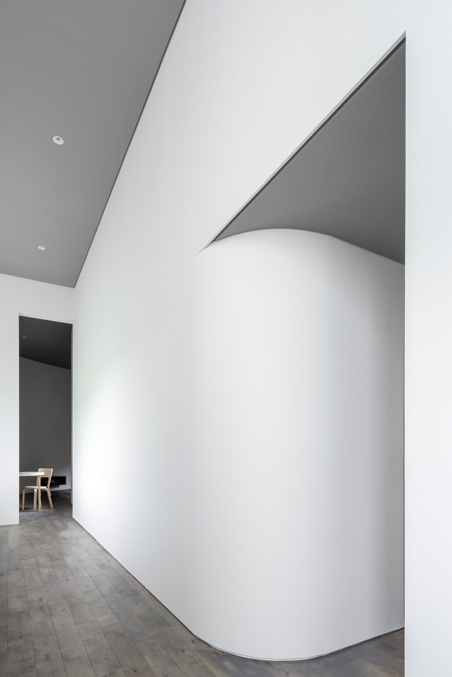 Corridor of the Fold, Jun Igarashi Architects, Kitami, Hokkaido, circular, materials