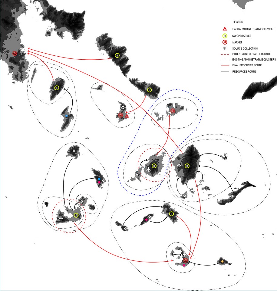 Archisearch Cyclades Archipelago: Regenerating the Productive and Tourism Landscapes | Thesis by Fotini Pitoglou