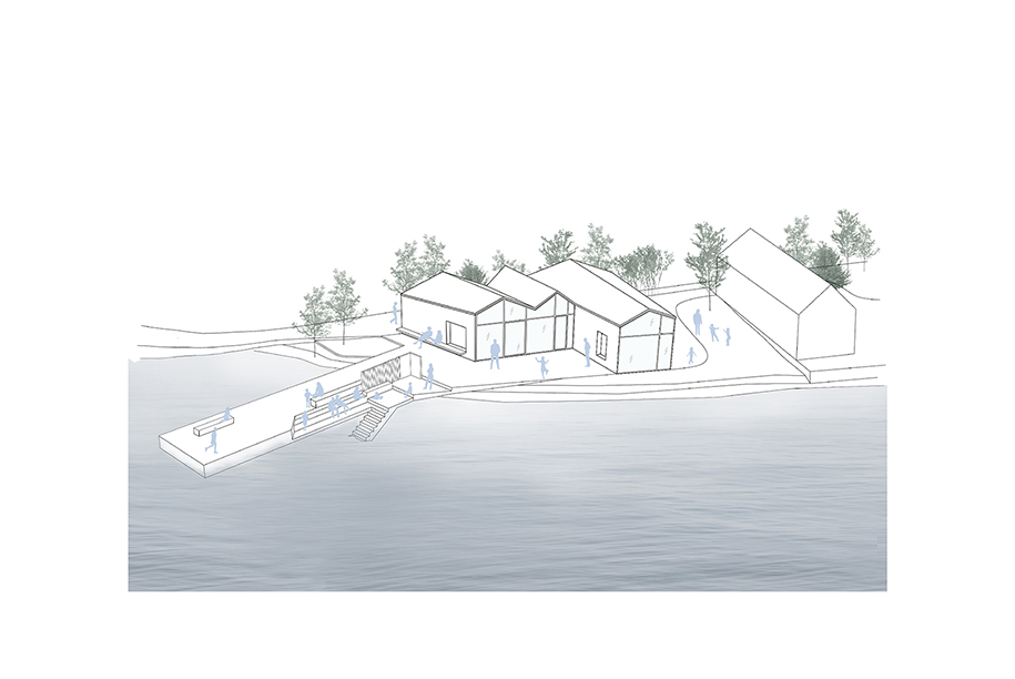 Archisearch ISFUGLEN: winter bathing club in Brøndby Marine Harbor | Matters architects