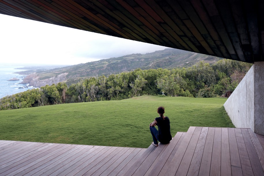 Archisearch Clifftop House by dekleva gregorič arhitekti consists of several mini houses under a common roof