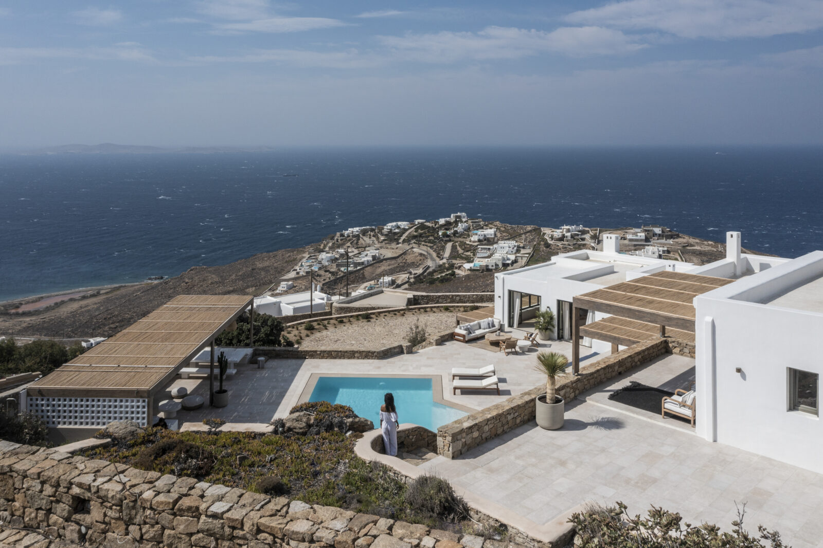 Archisearch Kyanos Villa in Mykonos | by Mykonos Architects
