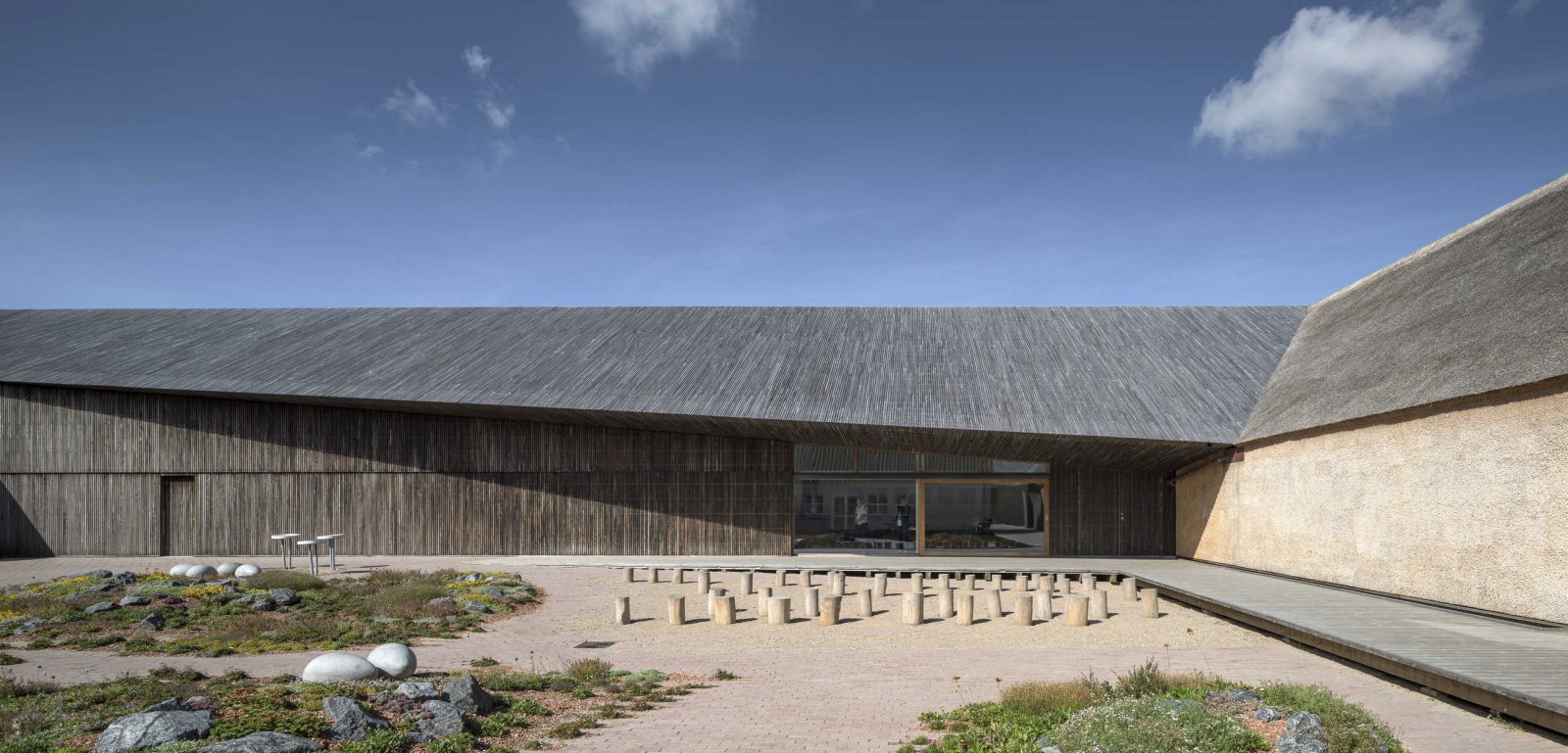 Archisearch Wadden Sea Centre by Dorte Mandrup interpretes local farmhouse typology
