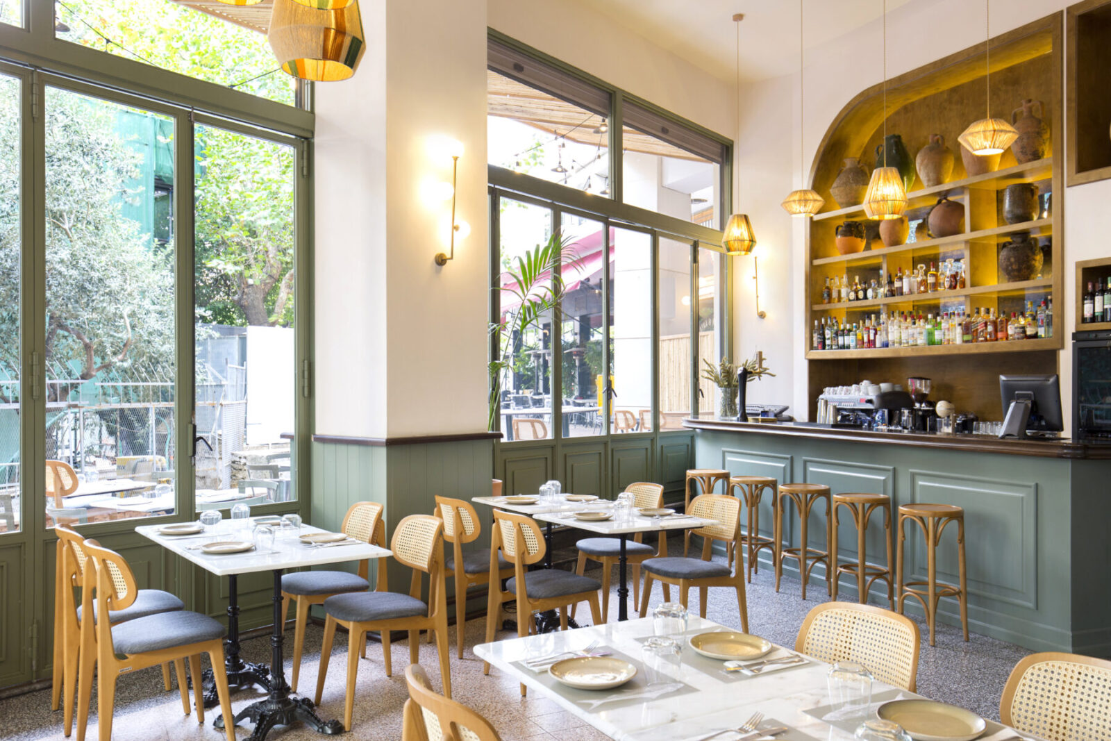 Archisearch Dopios restaurant in Athens: local cuisine with a twist by Α2 Architects