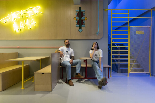 Archisearch Surfer Maya: a fast casual restaurant approach with a pop mood | Studiomateriality