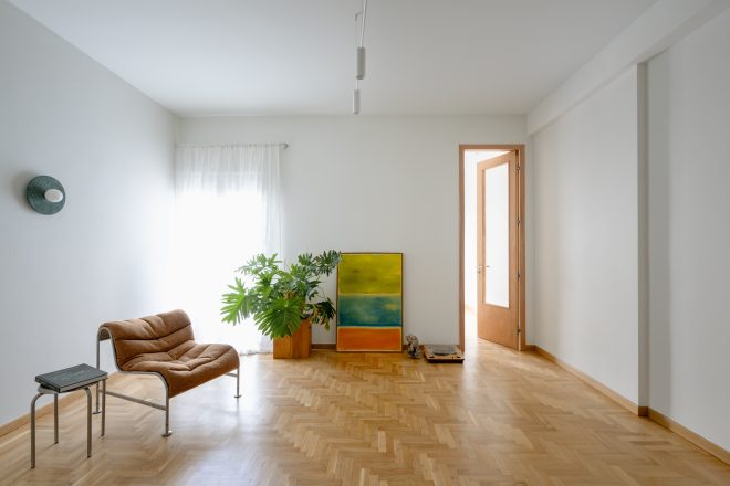 Archisearch - MORE WITH LESS // VOID Architects Reimagine a 1970s Apartment in Kypseli, Athens Through Light and Honest Materiality