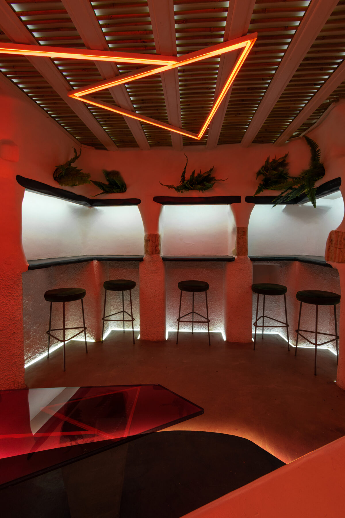 Archisearch ADD Architecture studio designed Paloma bar in Mykonos island.