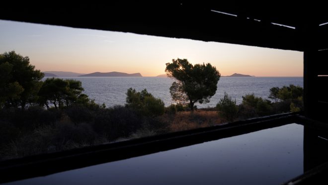 Archisearch - Irish designer Kieran Donnellan creates Dark Beacon Pavilion for MEDS Workshop 2019 in Spetses island