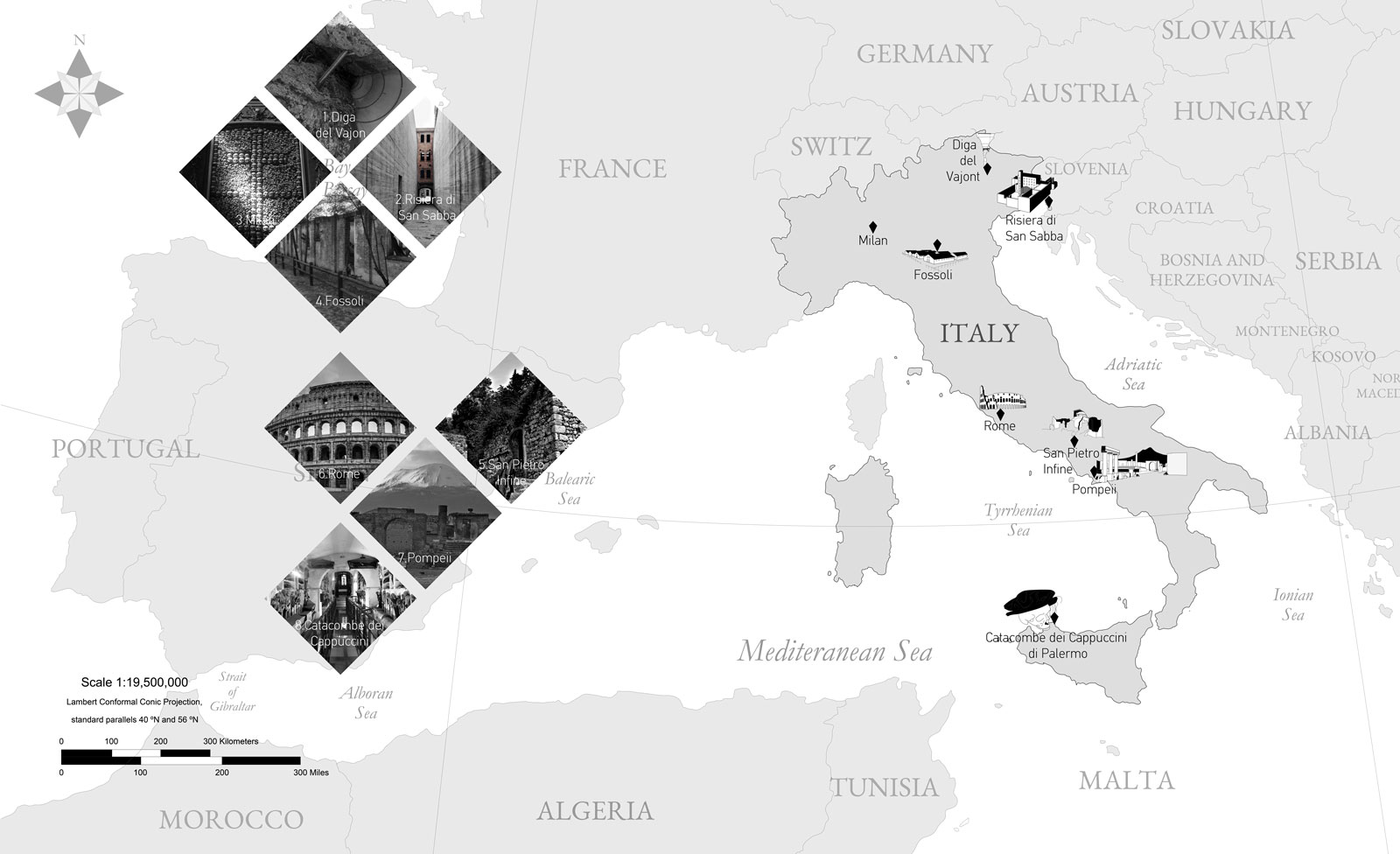 Archisearch Dark Tourism: Mapping the world behind the shadow | Research thesis by Michail Karamichalis