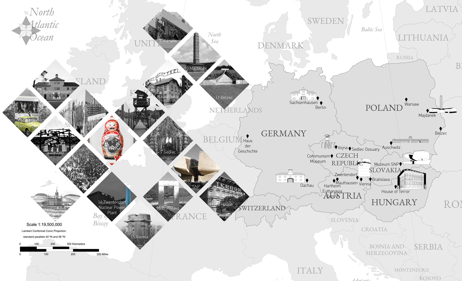 Archisearch Dark Tourism: Mapping the world behind the shadow | Research thesis by Michail Karamichalis