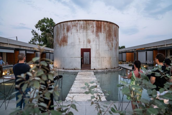 Archisearch - KANTHAROS GATHERINGS_Artist-designed wine tastings in Dexamenes Seaside Hotel