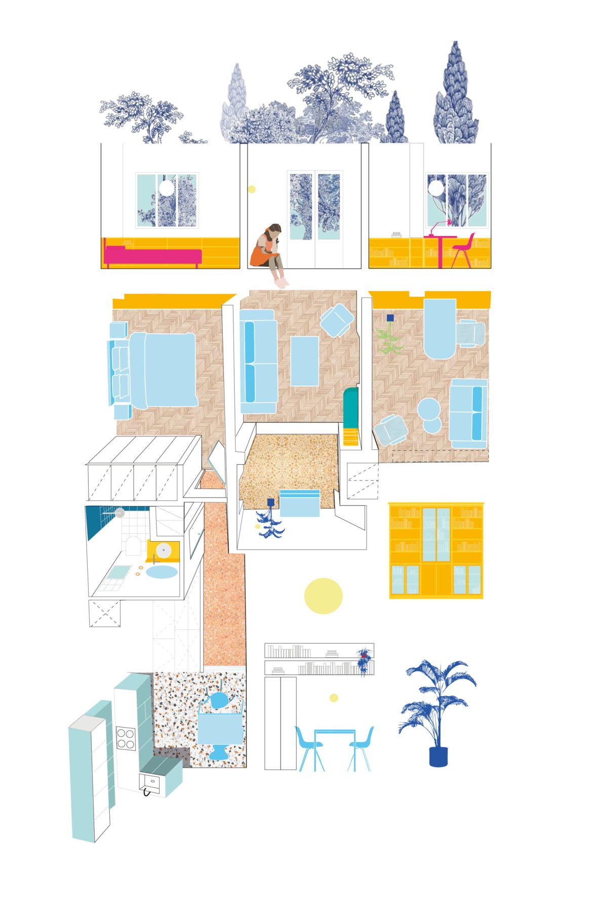 Archisearch More with Less: Studio Lok reconnects an Athenian apartment with the greenery of Finopoulou Hill