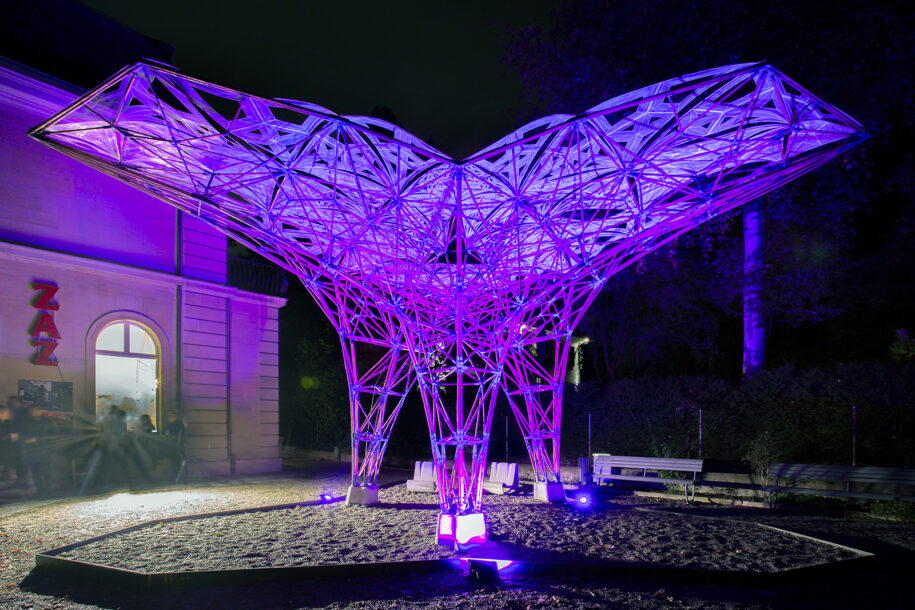 Archisearch Digital Bamboo pavilion by students of the Master in Advanced Studies in Architecture and Digital Fabrication 2019-2020