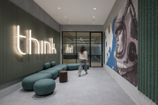 Archisearch - Interior Design of the first Pfizer Center for Digital Innovation by eDje Architects