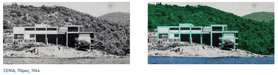 Archisearch Dialogues on the alternations of Xenia's postcards_Unfolding the image, creating space | Diploma Thesis by Anaxagorou Glykeria and Apostoleri Konstantina