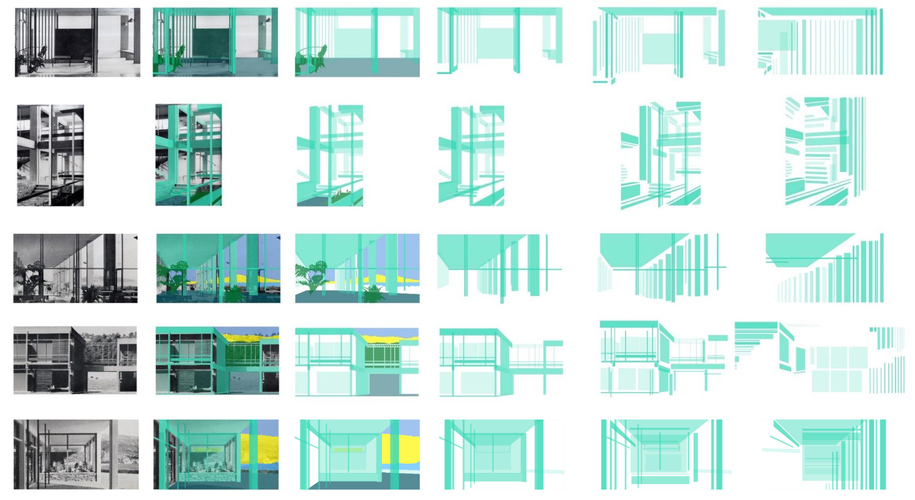 Archisearch Dialogues on the alternations of Xenia's postcards_Unfolding the image, creating space | Diploma Thesis by Anaxagorou Glykeria and Apostoleri Konstantina