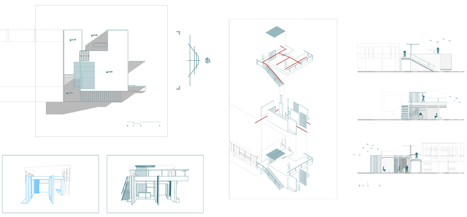 Archisearch Dialogues on the alternations of Xenia's postcards_Unfolding the image, creating space | Diploma Thesis by Anaxagorou Glykeria and Apostoleri Konstantina