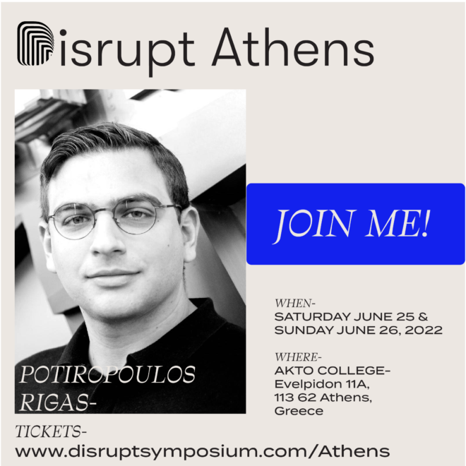 Archisearch DISRUPT SYMPOSIUM takes over Athens!