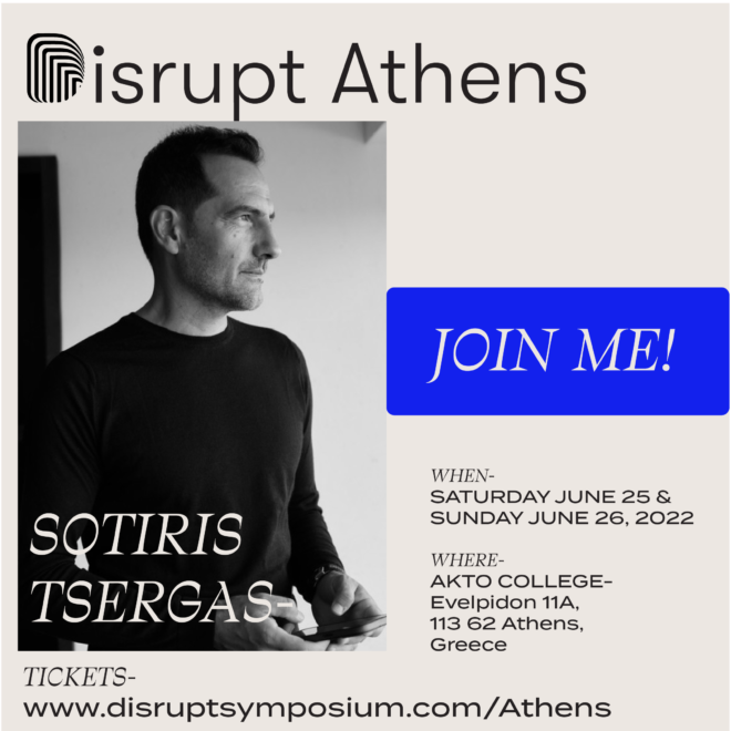 Archisearch DISRUPT SYMPOSIUM takes over Athens!