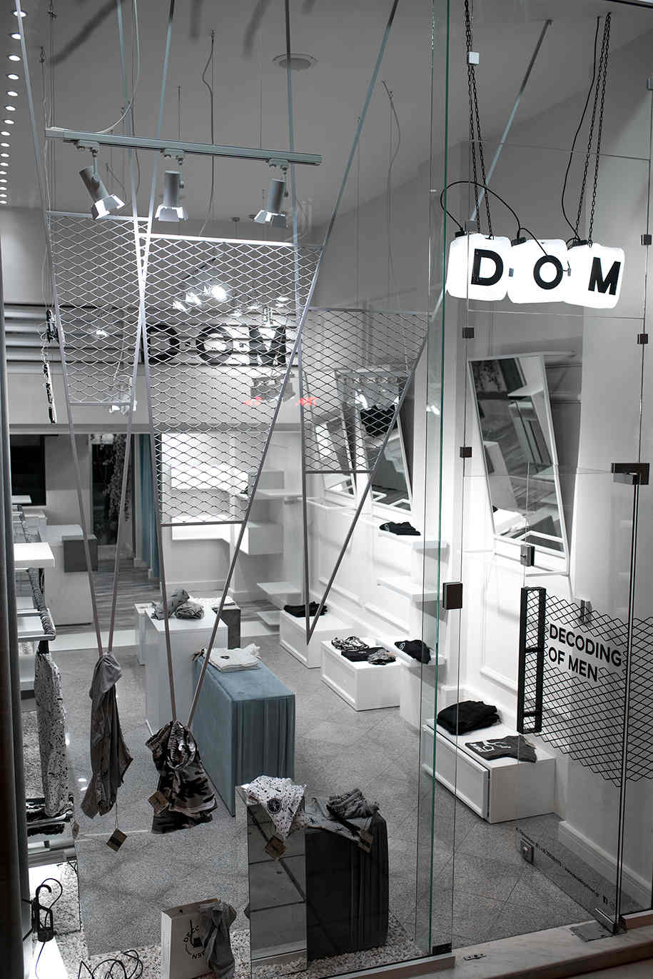 D.O.M. Menswear, Hive, Design, Shop, Alexandroupoli, 2018, Manavi Androniki, Mistakidis Stauros, Interior