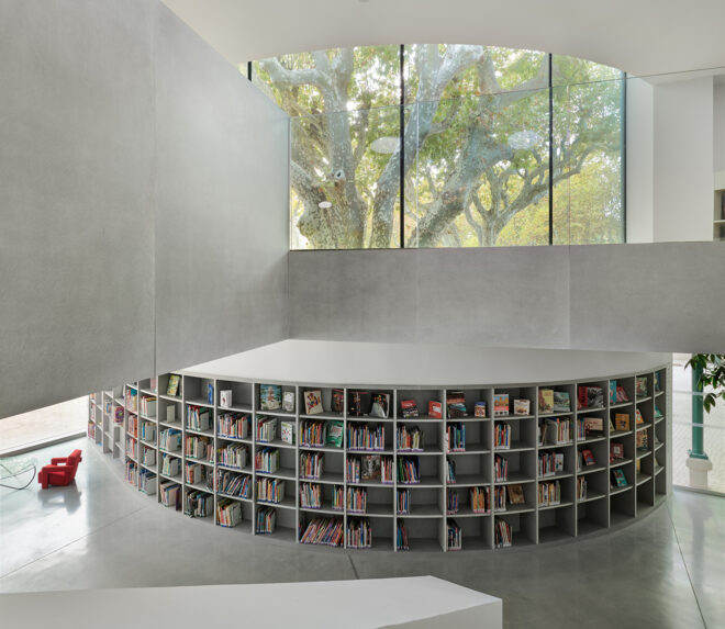 Archisearch - Pierre Bottero media library and public park in Pélissanne, France | Dominique Coulon & Associés