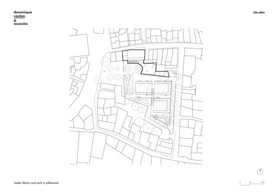 Archisearch Pierre Bottero media library and public park in Pélissanne, France | Dominique Coulon & Associés