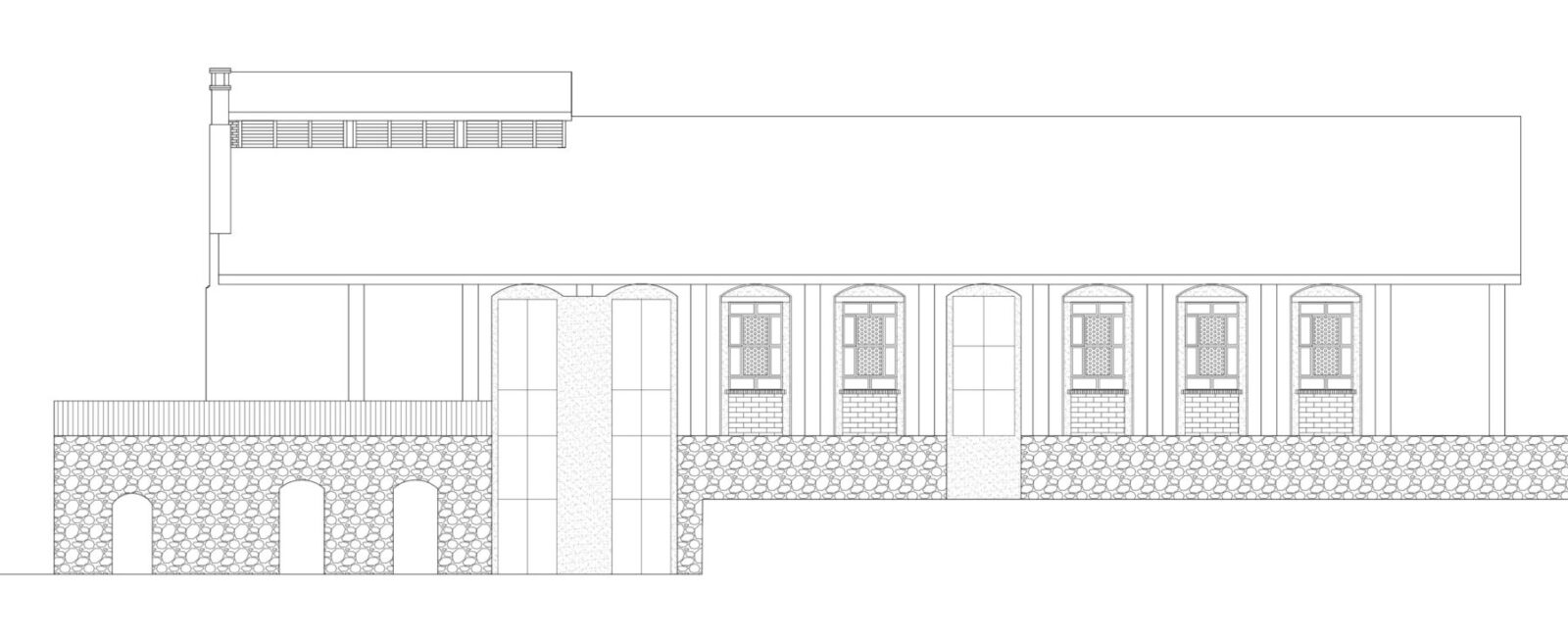 Archisearch Architect Aurelien Chen reinterprets China’s 'Red Era' in the refurbishment of 'Former miner’s canteen' in Shijiazhuang, China