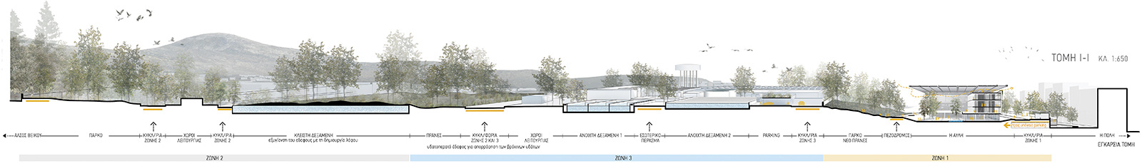 Archisearch Το γραφείο XZA-Architects κέρδισε το Α' βραβείο στον Αρχιτεκτονικό Διαγωνισμό Ιδεών για το Νέο Κτήριο Διοίκησης της ΕΥΔΑΠ