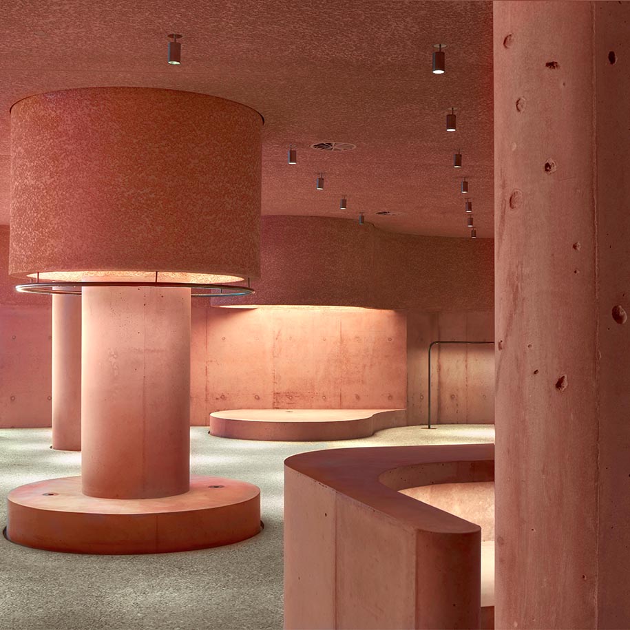 Archisearch Adjaye Associates created a pink sculptural concrete building for the Webster’s flagship store in Los Angeles