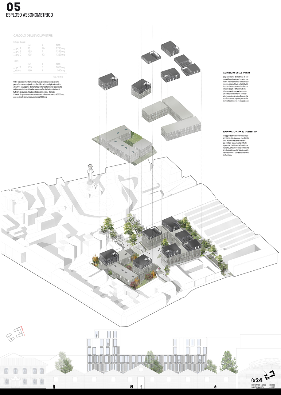 Dwelling, Monza, Andrea Bulloni , Enrico Bertonazzi, IS ARCH, Awards, Candidacy, multifunctional, complex