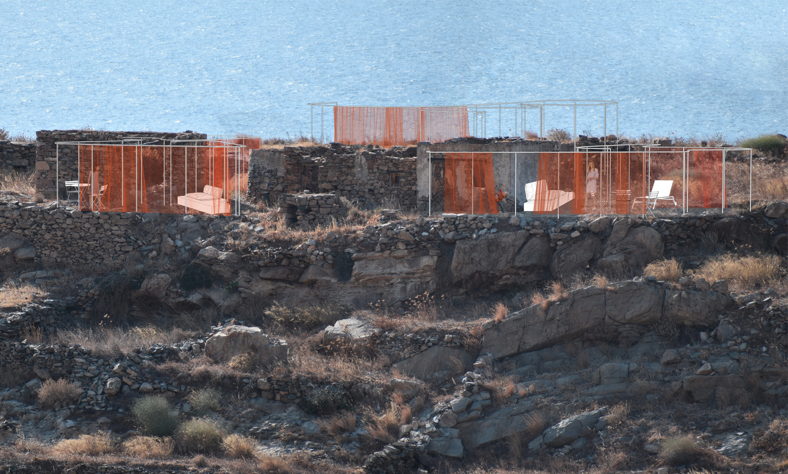 Archisearch Dwelling in Boundaries: Vacation in the ruins of Serifos | Diploma thesis by Maria Magdalini Meimaridou & Charalampos Xypnitos