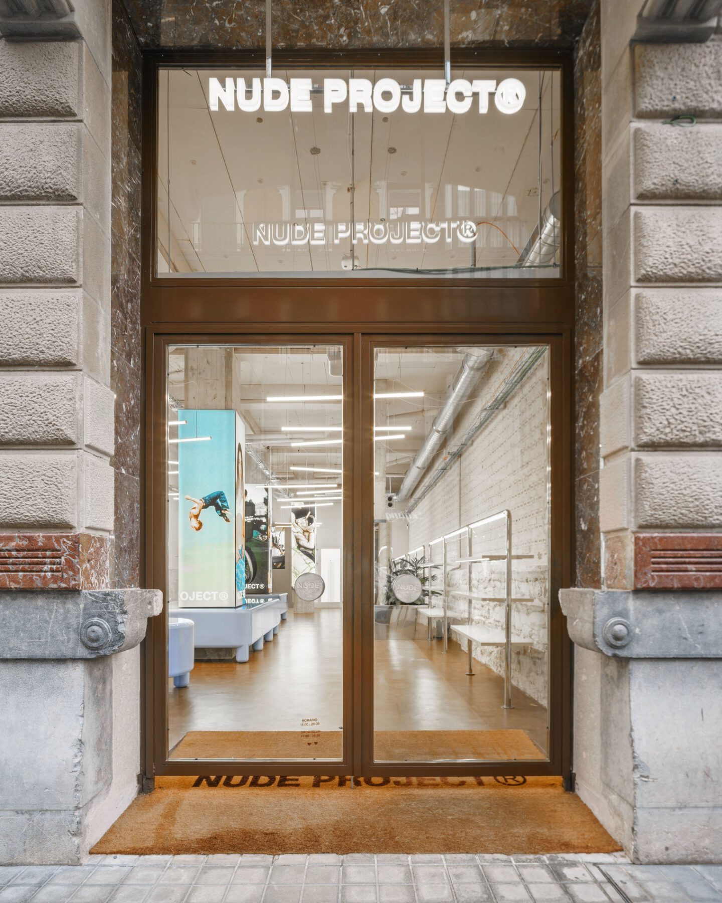 Archisearch Nude Project's new store in Bilbao | by El Departamento studio