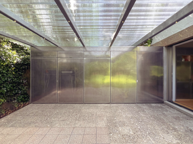 Archisearch - Exeter Road Pavilion in London by Neiheiser Argyros is a Modern Cabinet of Curiosities