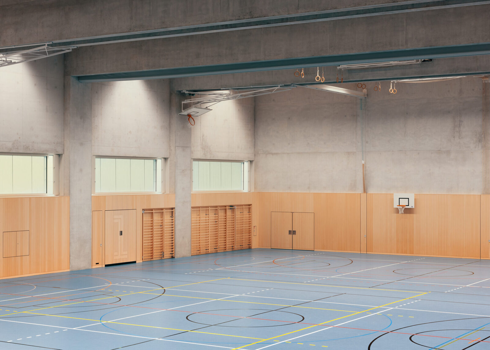 Archisearch Dreifachsporthalle [Tripple Gym] in Eschenbach, Switzerland | by Enzmann Fischer