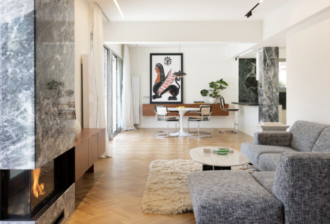 Archisearch - Establishing new aesthetics while working with the existing | Eptanisou Penthouse by SOUTH architecture, Athens Greece