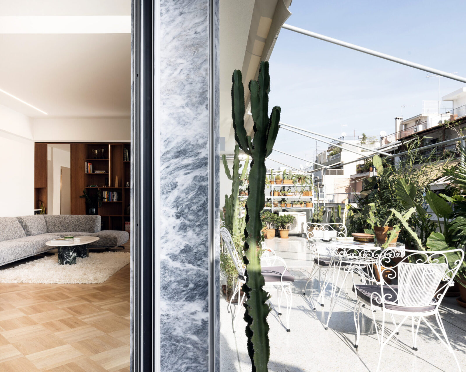 Archisearch Establishing new aesthetics while working with the existing | Eptanisou Penthouse by SOUTH architecture, Athens Greece