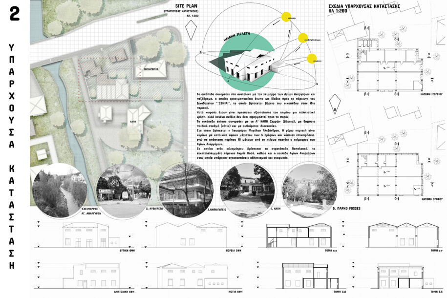 Archisearch Centre for Creative activities in the city of Serres | Diploma thesis by Evgenia-Winifred Dickins