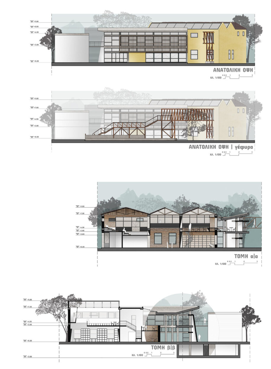 Archisearch Centre for Creative activities in the city of Serres | Diploma thesis by Evgenia-Winifred Dickins