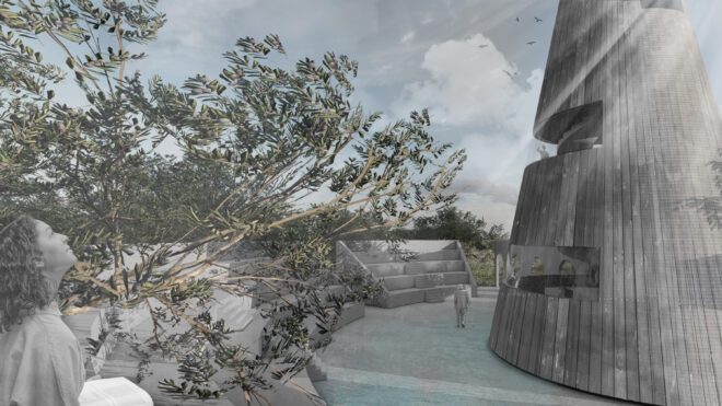 Archisearch E(ye)scape: Designing with memory/+fire, a Living Memorial | Diploma thesis by Ioanna Kokkona