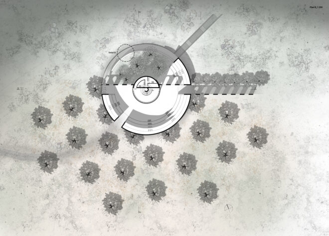 Archisearch - E(ye)scape: Designing with memory/+fire, a Living Memorial | Diploma thesis by Ioanna Kokkona