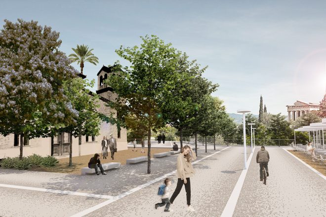 Archisearch - Ροές Ιστορίας |  η βραβευμένη πρόταση των Constantine Bouras Studio και Evita Fanou Architecture & Design για την αναβάθμιση των πεζοδρόμων στο ιστορικό κέντρο της Αθήνας