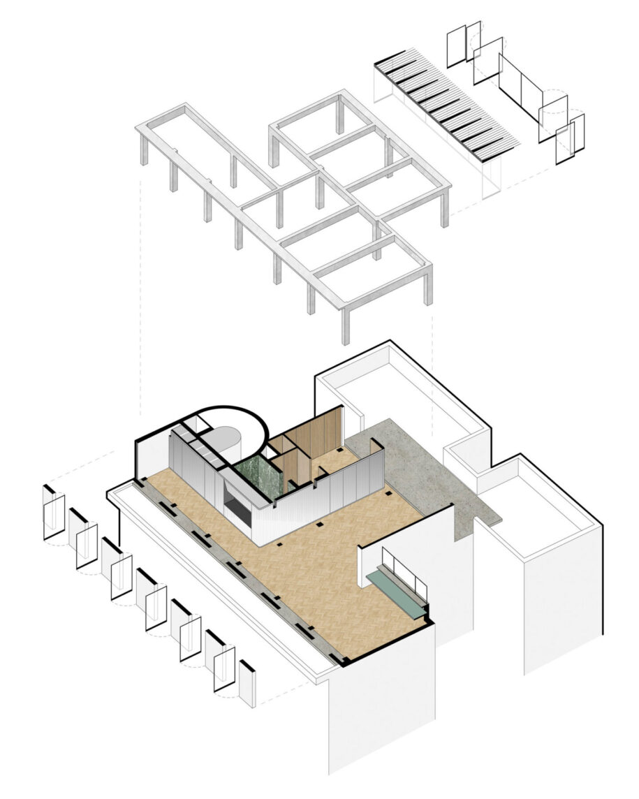 Archisearch Loft in City Hall Square, Athens | FLUX office