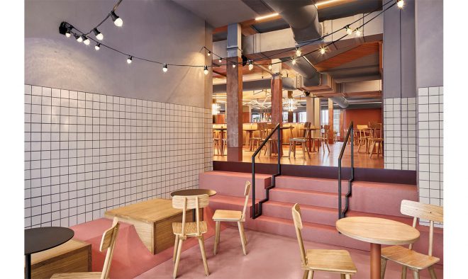 Archisearch - Foodhallen Den Haag is a perfect modern indoor piazza created by Studio Modijefsky