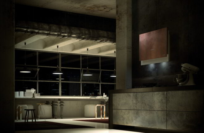 Archisearch - Design furniture show: The innovative vertical hood | Talìka by Faber