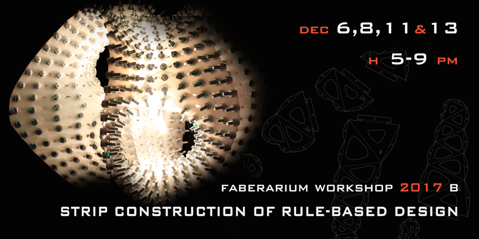 Archisearch Faberarium Workshop 2017b - Strip Construction of Ruled-based Design