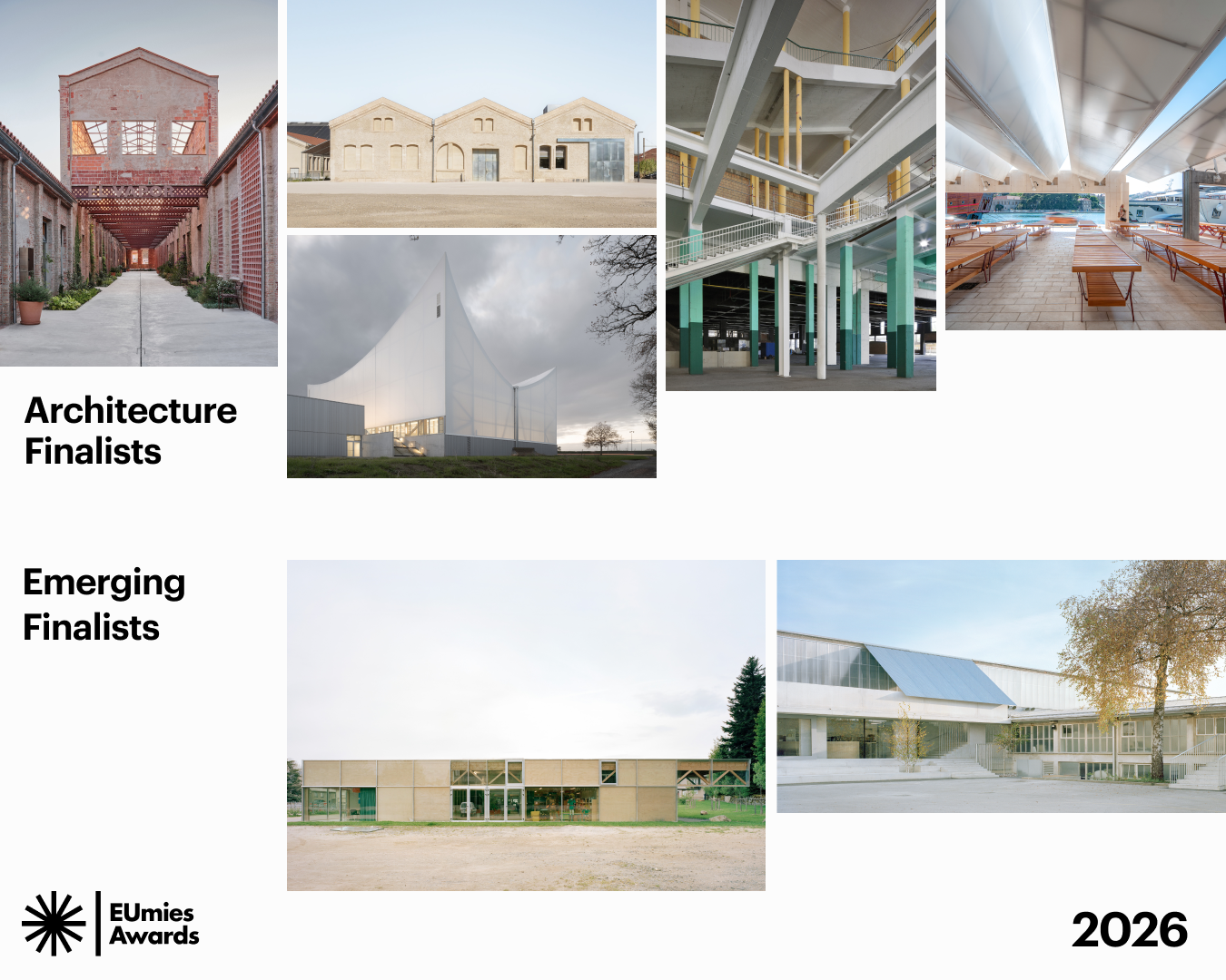 Archisearch 2026 European Union Prize for contemporary architecture Mies Van Der Rohe Awards | The 7 finalists