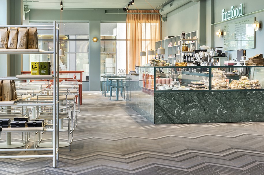 Archisearch Scandinavian Heritage Meets Pastel Flair in FineFood Restaurant / Note Design Studio