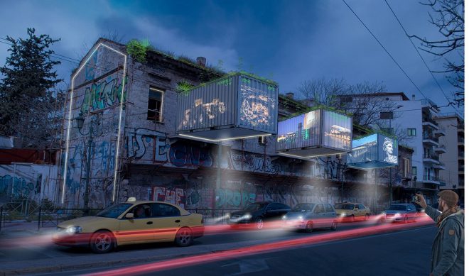 Archisearch - Fissentzides Architects Studio wins 2nd prize in the Competition for the Regeneration of the Athens City Centre