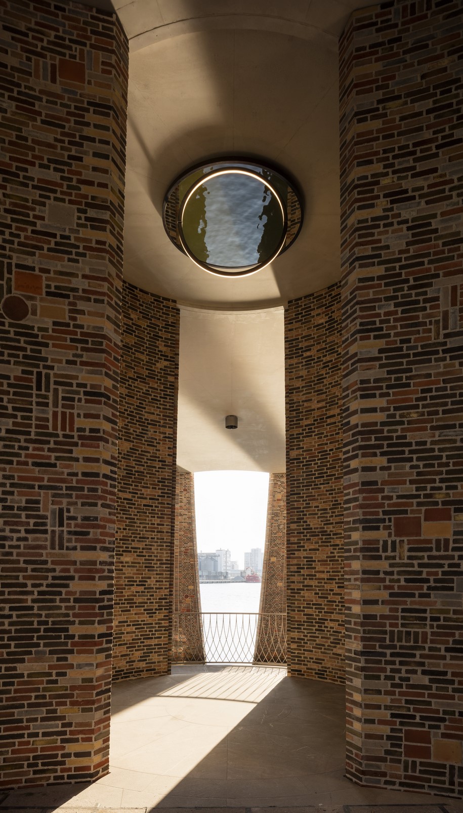 Archisearch Fjordenhus, first building by Olafur Eliasson and Sebastian Behmann with Studio Olafur Eliasson, open in Vejle, Denmark.