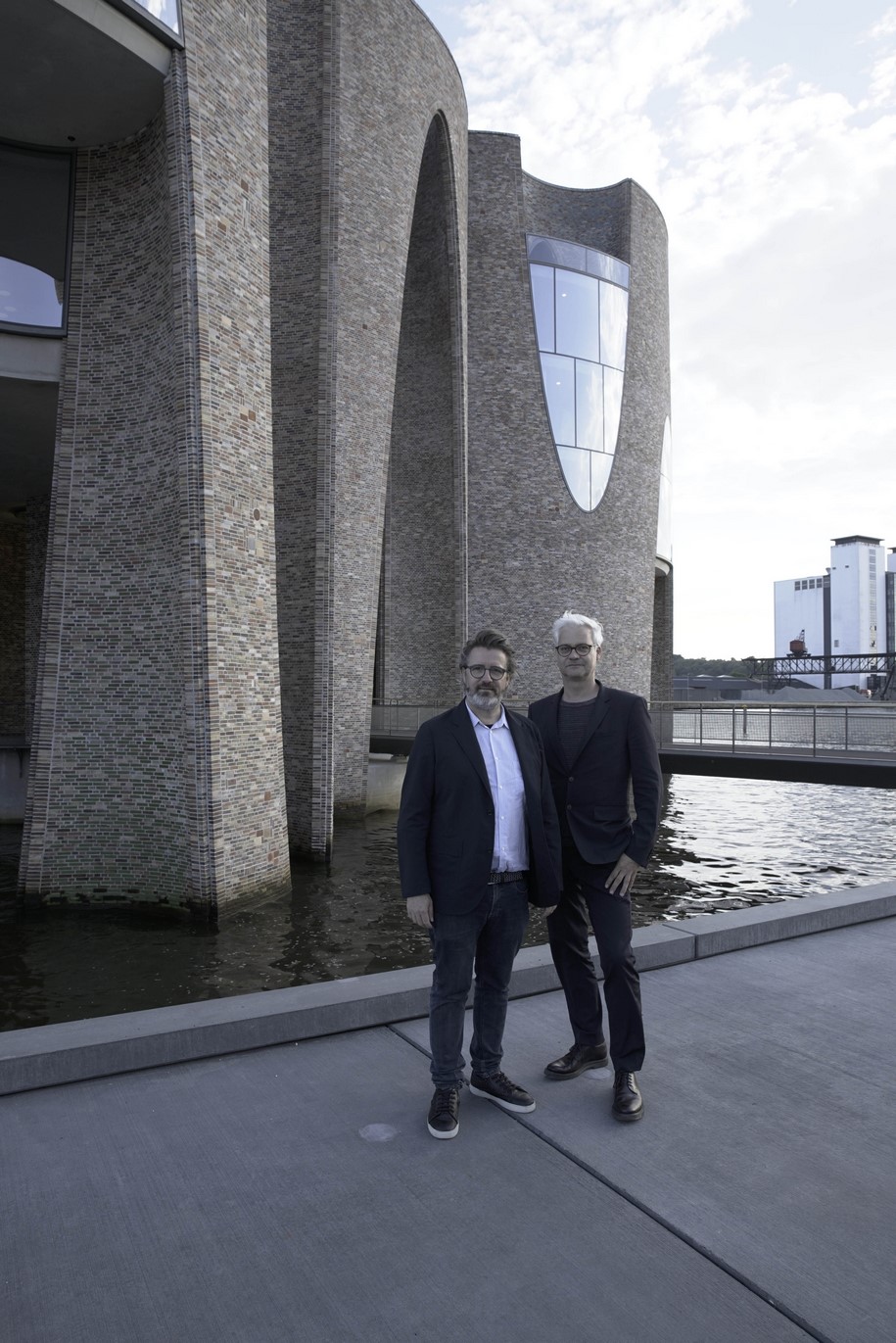 Archisearch Fjordenhus, first building by Olafur Eliasson and Sebastian Behmann with Studio Olafur Eliasson, open in Vejle, Denmark.