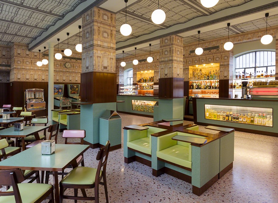 Archisearch Bar Luce is a typical Milanese cafè designed by film director Wes Anderson